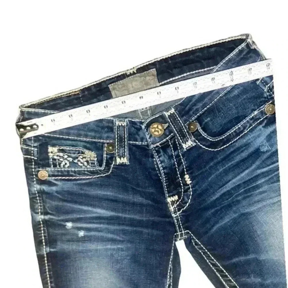 Big Star ⭐️ Acid Washed Bell Bottom Jeans - Picture 4 of 5